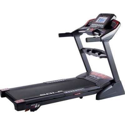 Беговая дорожка Sole F63 2019 Мощность двигателя: 3,0 л.с.
Регулировка скорости: 0,8-20 км/ч.
Регулировка наклона: 0-15%.
Общее количество программ: 10.
Беговое полотно: 2-х слойное, усиленное.
Дека: 18 мм с системой шумопоглащения.
Размеры бегового полотна: 51 х 152 см.
