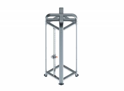 Функциональный тренинг Aerofit MJ-FT Крепкое кольцо может быть перемещено вверх или вниз. Отработка скоростных и силовых приёмов выполняется с прикреплённым эспандером.
